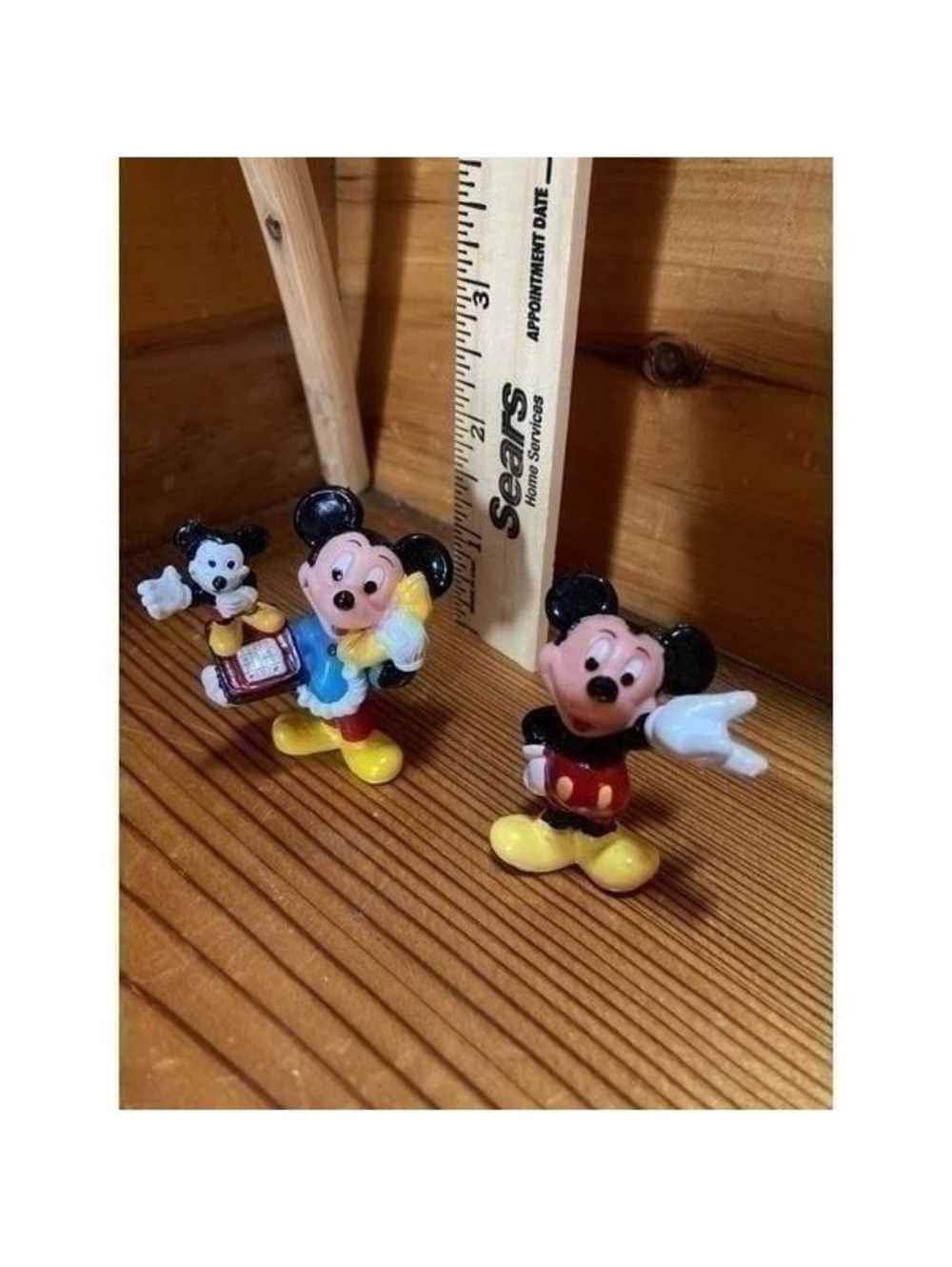 Lot of 3 Disney Figurines Mickey Mouse